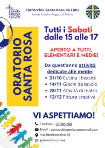 Oratorio 2026-2027